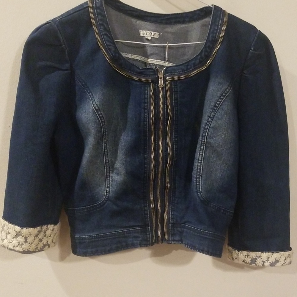 Jeans jacket size L